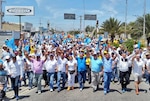 En Venezuela realizan marchas en apoyo a Leopoldo López