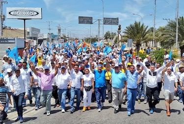 En Venezuela realizan marchas en apoyo a Leopoldo López