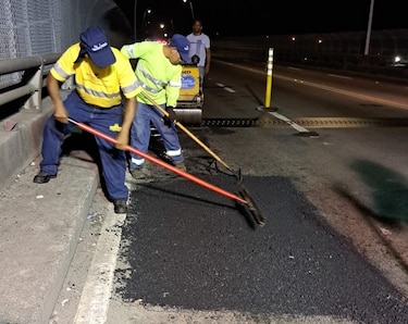 Anuncian cierre parcial en el puente de las Américas
