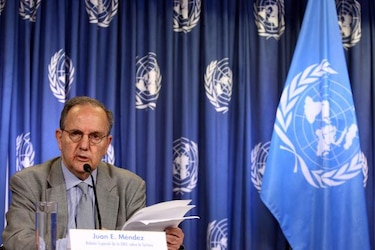 Relator de la ONU denuncia situación 'generalizada' de tortura en México