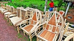 Arte, muebles y mimbre