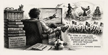 La literatura al servicio de su majestad, el fútbol
