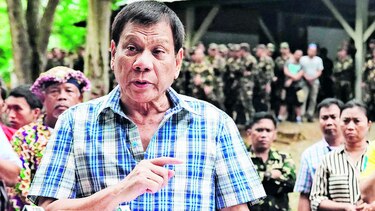 Presidente filipino cancela alto el fuego