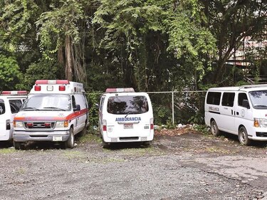 Ambulancias,  en mal estado