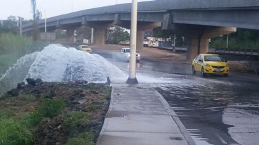 Daño de tubería deja sin agua a sectores en el corregimiento de Cristóbal, Colón