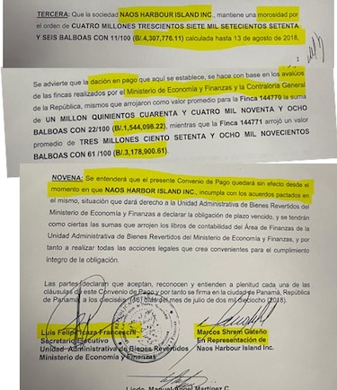 Estado rescinde contrato a Naos Harbour Island en Amador