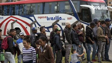 Diplomáticos de la OEA están en la frontera de Venezuela por migrantes