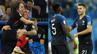 Francia-Croacia, el cartel luminoso de la final de Rusia 2018
