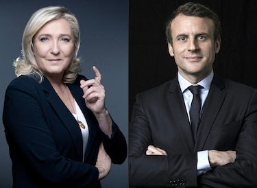 Macron y Le Pen disputarán el balotaje de presidencial en Francia