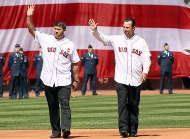 Varitek y Wakefield, al Salón de la Fama de los Medias Rojas