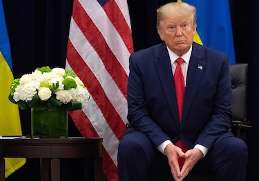 Donald Trump, indignado por las audiencias del juicio político