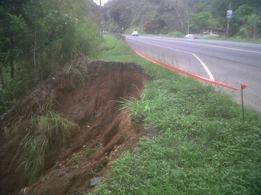 Deslizamiento de tierra en Colón