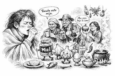 La tos y el desfile de los remedios imposibles