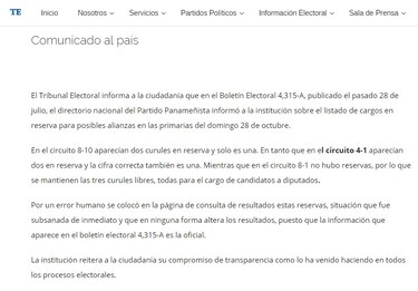 Gabriel 'Panky' Soto sale como candidato a diputado; Tribunal Electoral corrige información en su plataforma