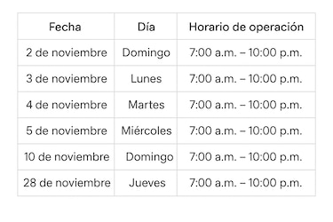Fiestas Patrias: Metro de Panamá ajusta logística y anuncia horarios para los usuarios