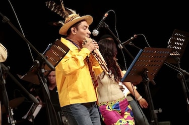 La primera orquesta guna se presenta en el teatro Anita Villalaz