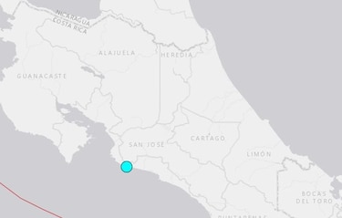 Sismo de magnitud 6.5 grados sacude Costa Rica