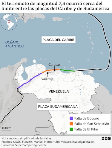 Por qué Venezuela es tan propensa a sufrir terremotos destructivos
