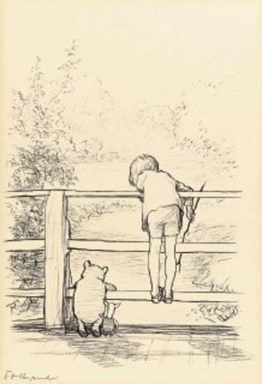 Ilustración de Winnie the Pooh bate récord