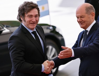 Scholz señala ante Milei la importancia de que sus reformas sean socialmente compatibles