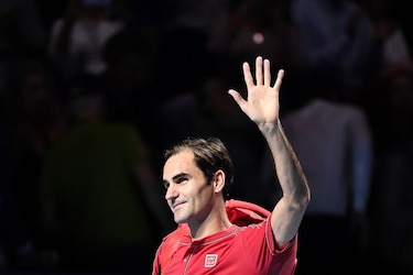Federer gana en su partido 1,500