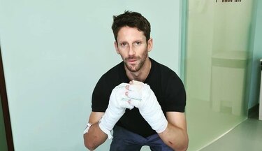 El piloto Romain Grosjean sale del hospital tres días después de su accidente