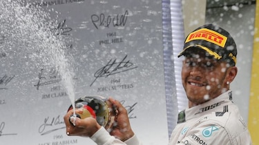Hamilton gana el Gran Premio de Bélgica