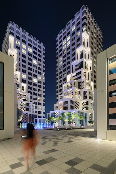 Edificios Pixel: torres colosales inspiradas en ‘partículas’ digitales