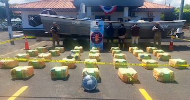 Operativo en Punta Mala deja 1,027 paquetes de droga decomisados y tres detenidos