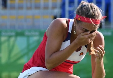 Puig vence a Muguruza y avanza a cuartos de final en Río-2016