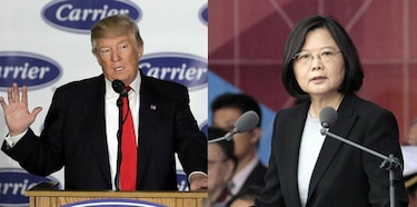 Trump se arriesga a crisis con China al hablar con presidenta de Taiwán