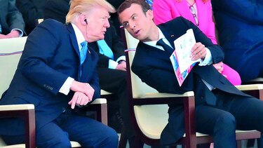 ‘Nada nos separará’, dice Macron a EU ante Trump en el Día de la Bastilla