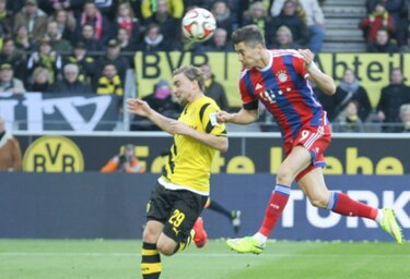 Lewandowski da la victoria al Bayern sobre el Dortmund