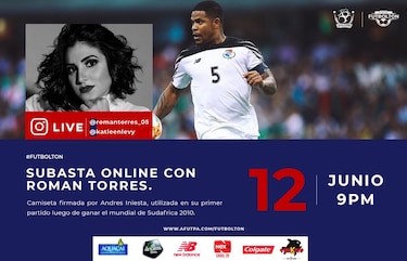 Figuras del fútbol panameño alcanzan la cifra de los 10 mil dólares en subastas