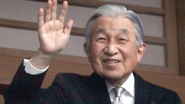 Emperador de Japón celebra un reinado de paz