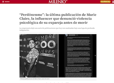 Marie Claire: Muerte de influencer panameña da la vuelta al mundo y ocupa titulares en medios internacionales