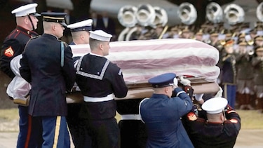 El último adiós a George H. W. Bush