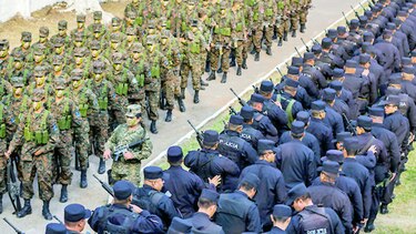 Mil agentes salen a dar la batalla a las maras