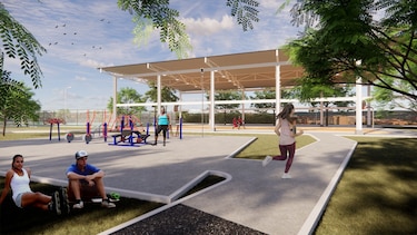 Así será la transformación de un parque abandonado en Brisas del Golf