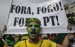 Cientos de miles de brasileños protestan contra Rousseff en Río de Janeiro
