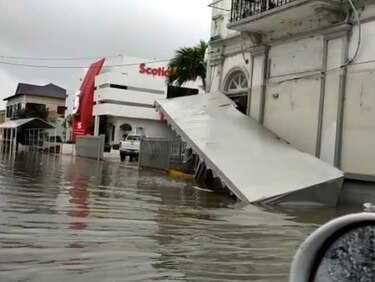 El ciclón Fred se degrada a depresión tropical a su paso por isla La Española