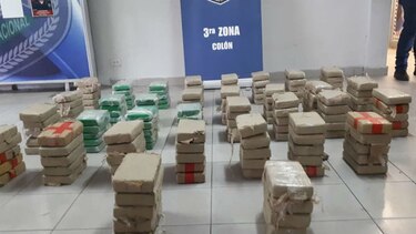 Colón: decomisan droga que fue oculta dentro de una ambulancia