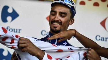 Alaphilippe se confirma como rey de la montaña