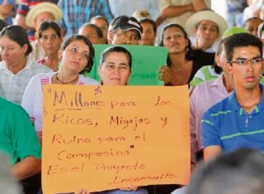 Afectados por riego de Tonosí eligen comisión