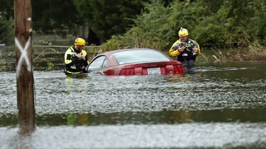 Florence 'descarga cantidades épicas de lluvias' en Carolina del Norte