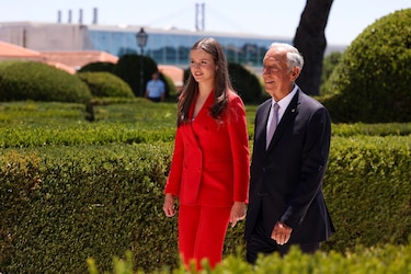 La princesa Leonor, ‘muy feliz’ en Portugal: ‘Un viaje que esperaba con muchas ganas’