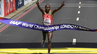 Geoffrey Kirui ofrece a Kenia su quinto título mundial de maratón