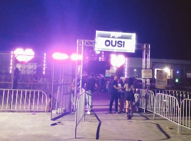 Cinco personas resultan heridas en aglomeración previo a un concierto en Figali
