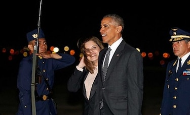 Obama llega a Perú en última parada de su gira final como presidente