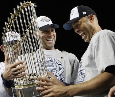 Derek Jeter celebra elección de Mariano Rivera  al Salón de la Fama